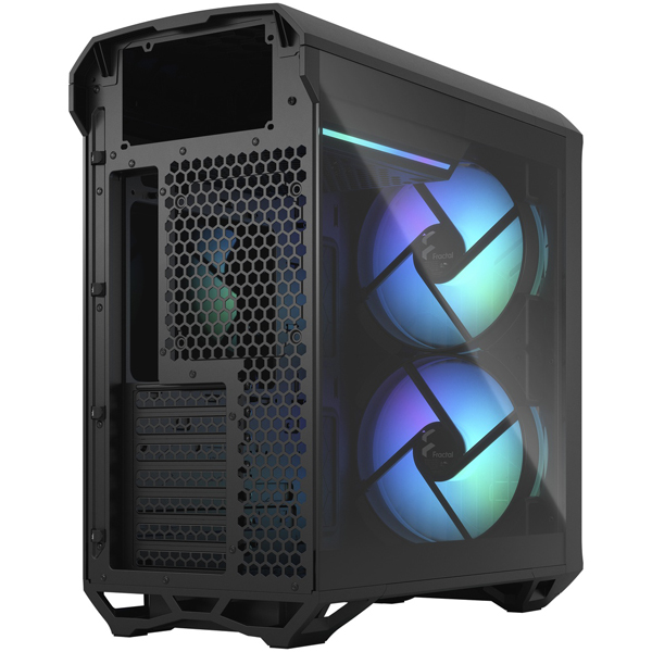 ミドルタワー型PCケース Torrent Compact RGB Black TG Light Tint
