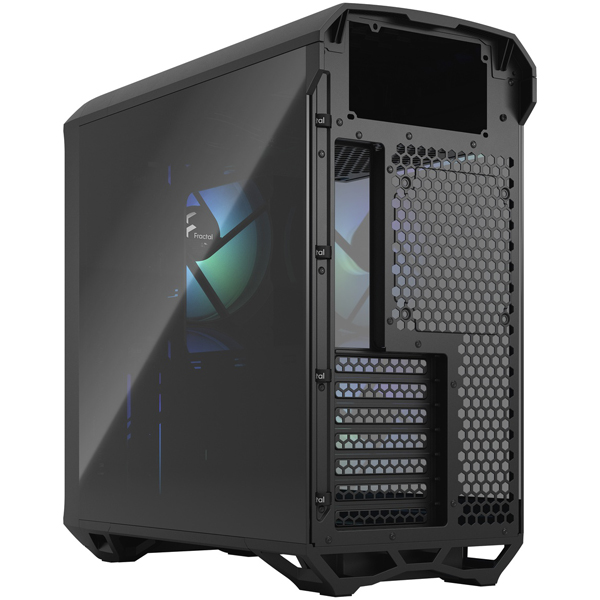 ミドルタワー型PCケース Torrent Compact RGB Black TG Light Tint