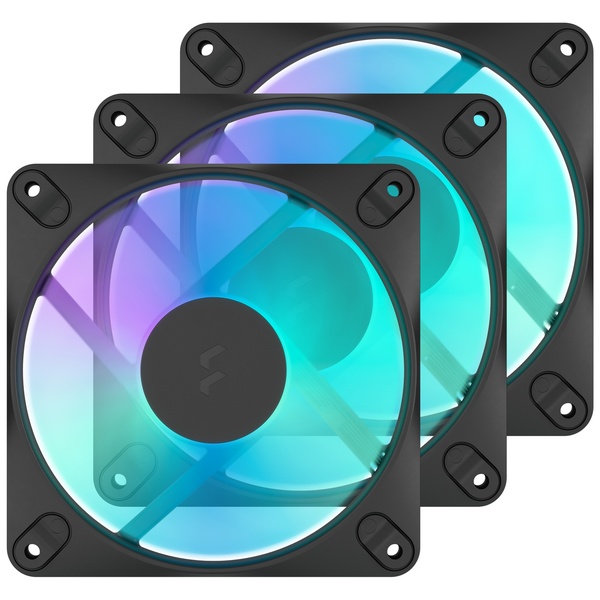 PCケースファン Dynamic 3 12 RGB 3-Pack Black