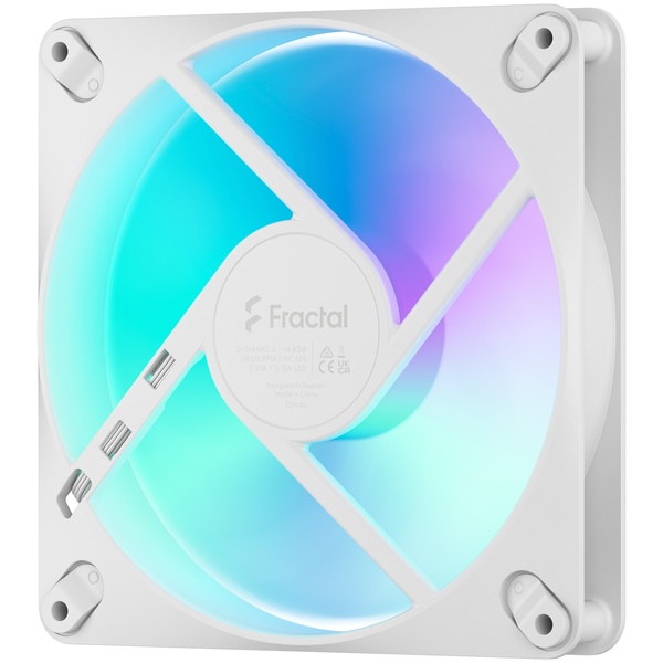 PCケースファン Dynamic 3 14 RGB White