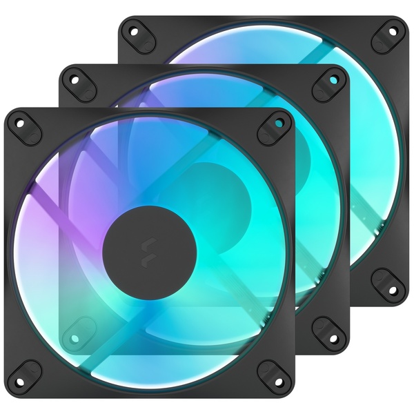 PCケースファン Dynamic 3 14 RGB 3-Pack Black
