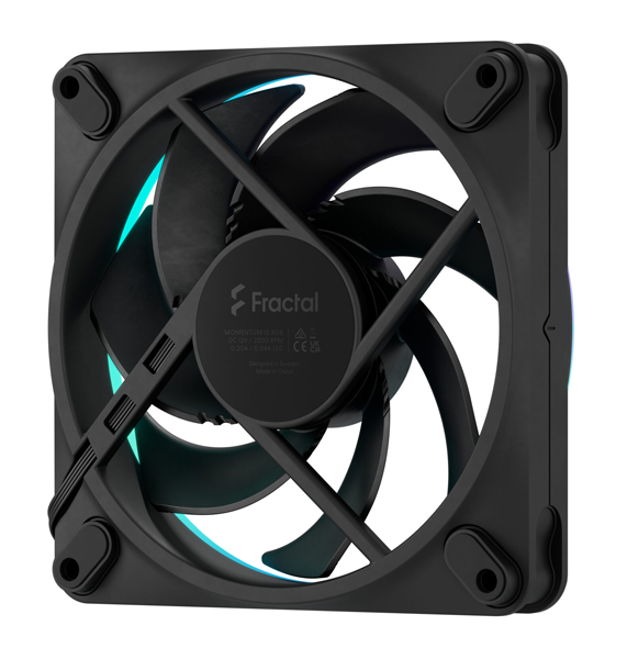 Momentum 12 RGB 3-pack Black 120mm PCケースファン 3個パック