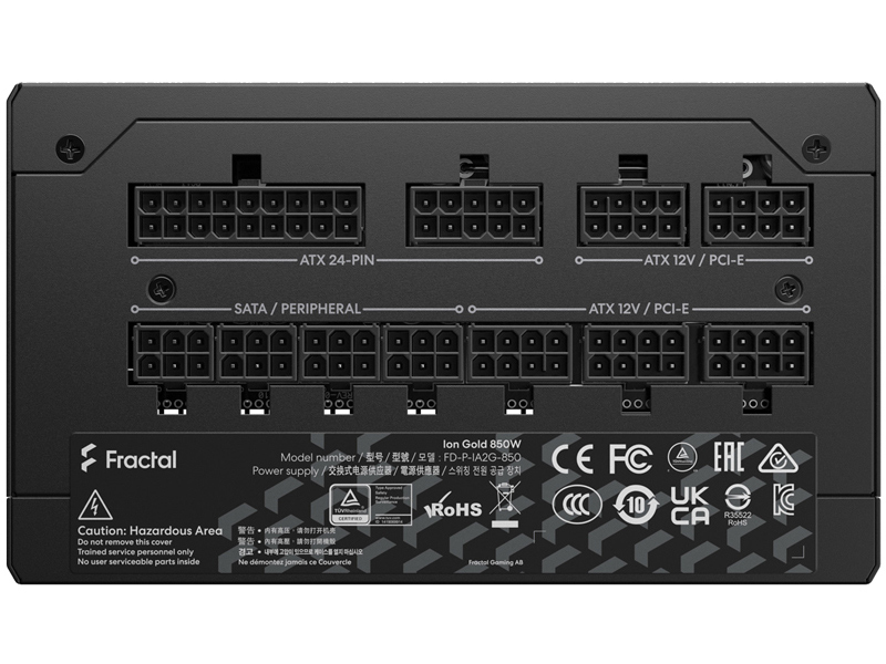 電源ユニット ION Gold フルモジュラーATX電源 850W