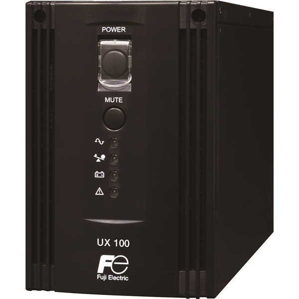 UPS 無停電電源装置 UX100 (500VA) 0.5kVA 常時商用給電 正弦波 小型 薄型 軽量 500VA / 350W 0.5kVA