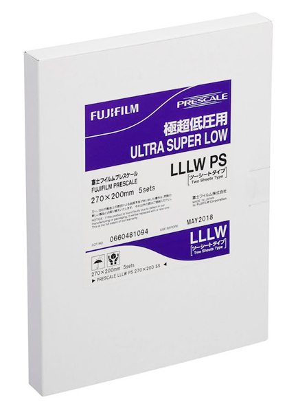 圧力測定フィルム プレスケール シートタイプ 極超低圧用