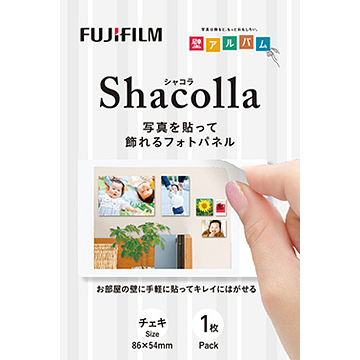 『壁アルバム』用フォトパネル shacolla（シャコラ） 壁タイプ チェキサイズ 単品