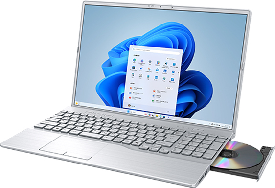 FMV A53-K3 シルバー (Core i5-1335U/16GB/SSD・256GB/DVDスーパーマルチ/Win11Home64/Microsoft 365 Personal (24か月版、Office H&B2024 オプション付)/16型)