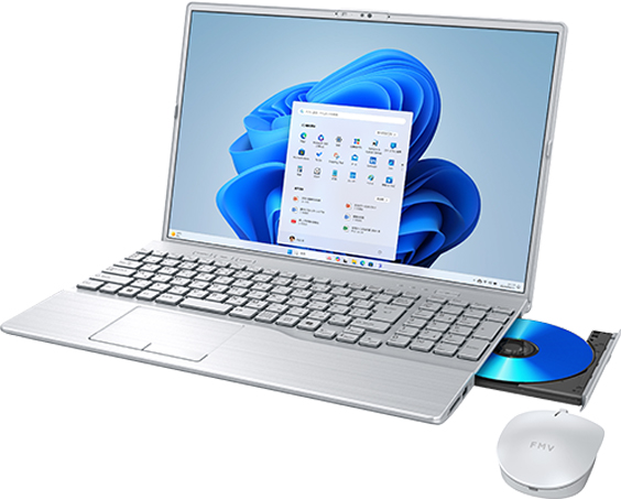 FMV A77-K3 シルバー (Ryzen 7 7735U/16GB/SSD・512GB/Blu-ray/Win11Home64/Microsoft 365 Personal (24か月版、Office H&B2024 オプション付)/16型)