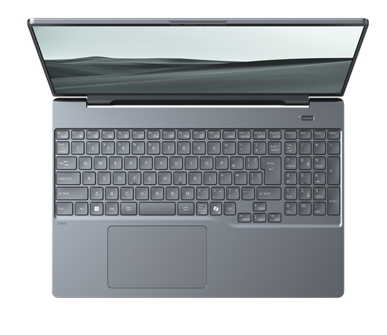 FMV P75-L1 グレー (Ryzen 7 250/16GB/SSD・512GB/光学ドライブ無/Win11Home64/MS 365 Personal (24か月版、Office Home & Business 2024 OP付)/16型)