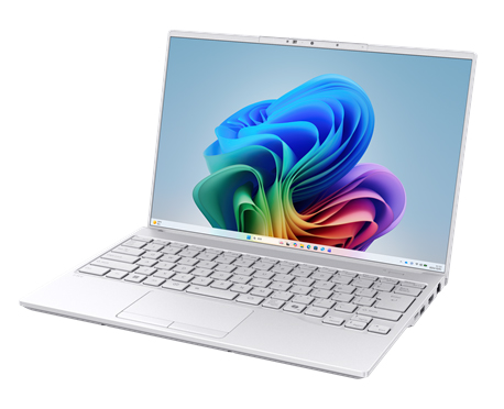 FMV UQ-L1 ホワイト (Snapdragon X X1-26-100/16GB/SSD・512GB/光学ドライブ無/Win11Home64/MS 365 Personal (24か月版、Office Home & Business 2024 OP付)/14型)