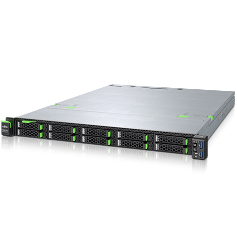 PRIMERGY RX1330 M5 ラックベースユニット (2.5インチ HDD/SSD×4+2.5インチ PCIe SSD×4)