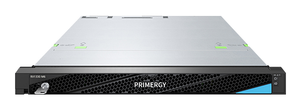PRIMERGY RX1330 M6 ラックベースユニット (Short Depth筐体/2.5インチ HDD/SSD×4/400W電源×1)