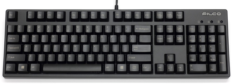 静電気耐性強化キーボード 英語 フルサイズ 茶軸 ロゴあり