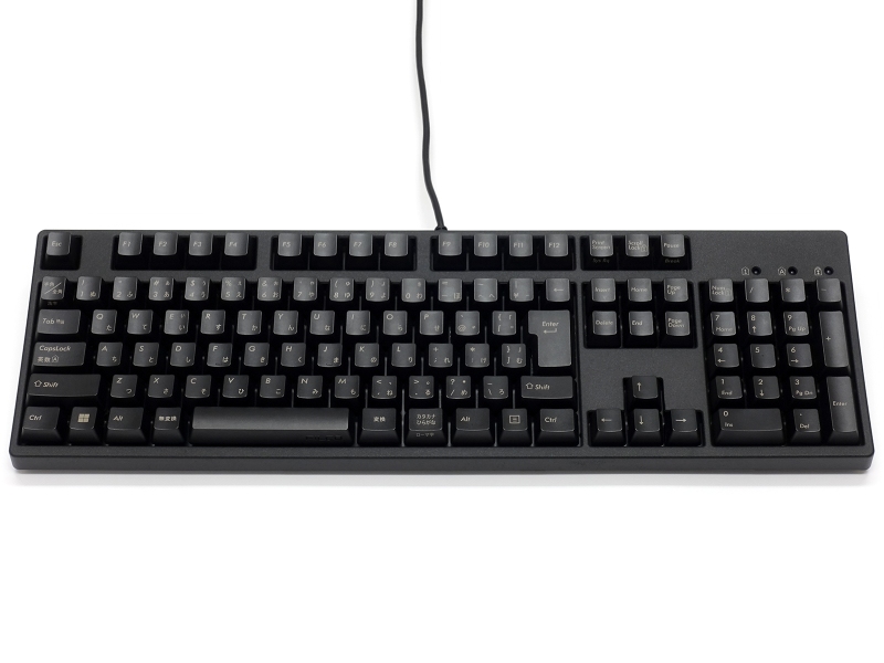 静電気耐性強化キーボード 日本語 フルサイズ 静音赤軸 ロゴなし