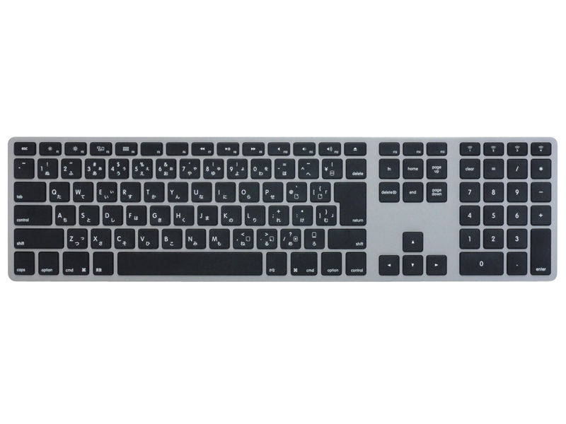Matias Wireless Aluminum keyboard - Space Gray 日本語配列
