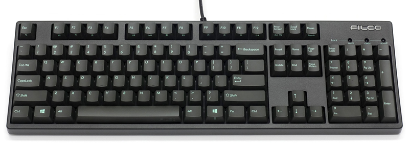 Majestouch + ASK 静音赤軸 英語配列