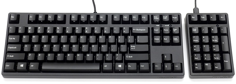 Majestouch TKSPオフィスセット 茶軸 黒 英語