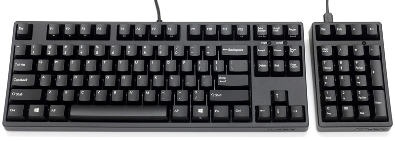 Majestouch TKSPオフィスセット 静音赤軸 黒 英語