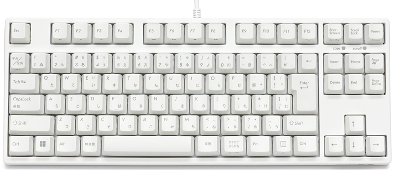 Majestouch 3 HAKUA テンキーレス 茶軸 日本語