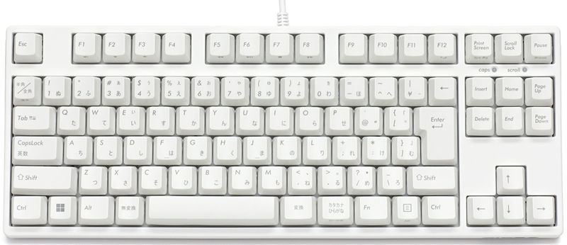 Majestouch 3 HAKUA テンキーレス 静音赤軸 日本語