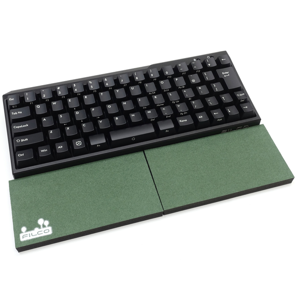 FILCO Majestouch Wrist Rest Macaron 薄型12mm Sサイズ 分離型(2分割) Forest