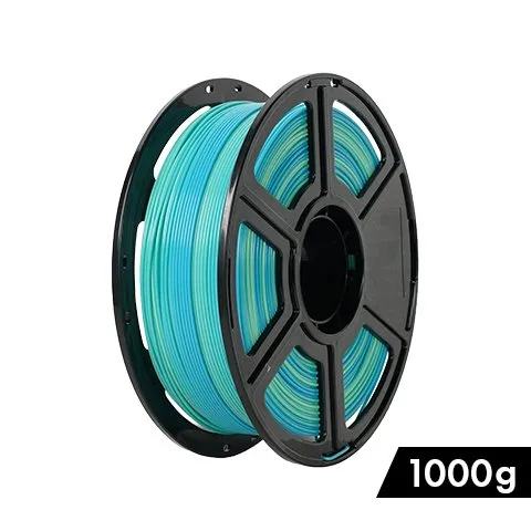 3Dプリンター用 フィラメント PLA デュアルカラー1000g イエロー＆ブルー