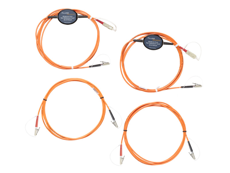 62.5μm LC終端ファイバー・テスト用マルチモード・エンサークルド・フラックス規格準拠テスト基準コード・キット (2m)(2 SC/LC、2 LC/LC)