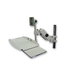 簡易ロック式アーム KVMアーム+ポールクランプ付垂直ベース