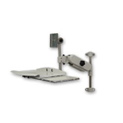 簡易ロック式アーム KVMアーム+スライド式垂直ベース(300mm)