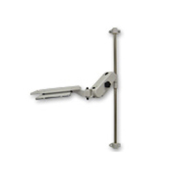 簡易ロック式アーム ノートPCアーム+スライド式垂直ベース(900mm)