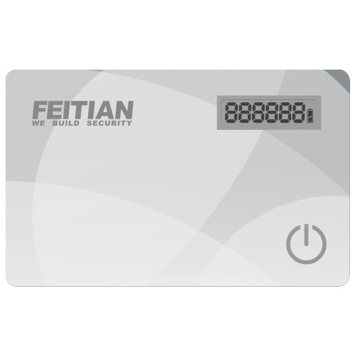 カード型OTPトークン(電池残量付/60秒仕様) (1年保証品)