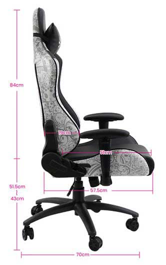 Tesoro x Tokidoki Limited Edition gaming chair Tonal