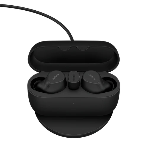 Jabra 完全ワイヤレスイヤホン型 USB-C UC認定 充電パッド付「Jabra Evolve2 Buds USB-C UC - Wireless Charging Pad」