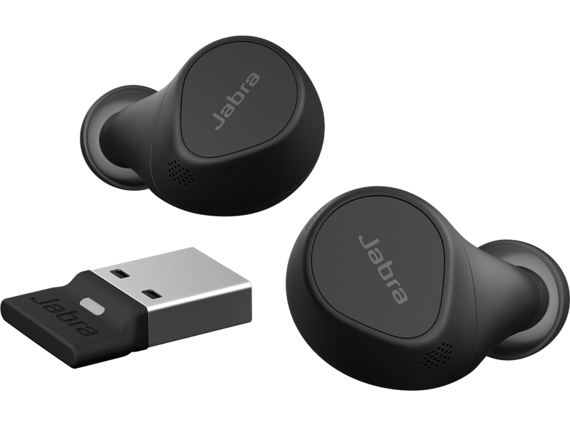 Jabra 完全ワイヤレスイヤホン型 USB-A UC認定「Jabra Evolve2 Buds USB-A UC」