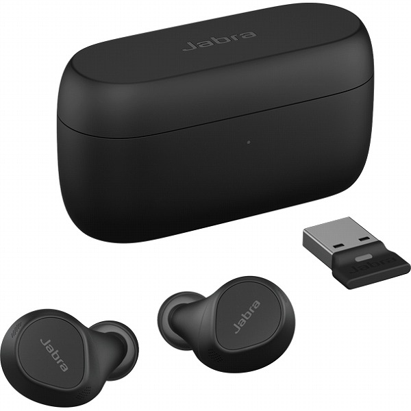 Jabra 完全ワイヤレスイヤホン型 USB-A UC認定「Jabra Evolve2 Buds USB-A UC」