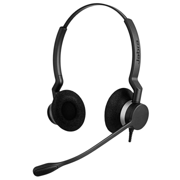 Jabra コンタクトセンター用QDヘッドセット 両耳「Jabra BIZ 2300 QD Duo」
