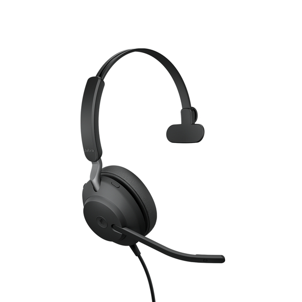 Jabra USBヘッドセット USB-C/A 片耳 MS認定「Jabra Evolve2 40 SE MS Mono USB C/A」