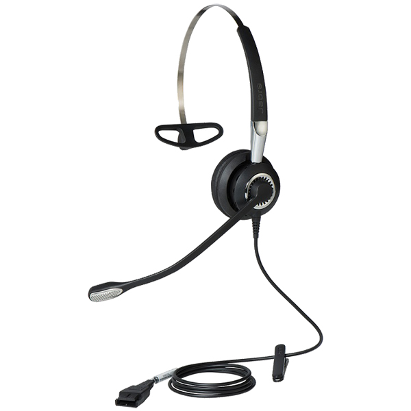 Jabra コンタクトセンター用QDヘッドセット 片耳 「Jabra BIZ 2400II QD Mono NC W」