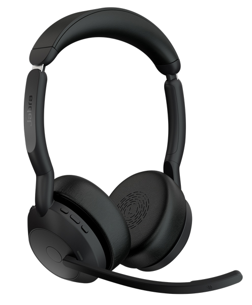 Jabra 無線ヘッドセット USB-C 両耳 UC認定 充電スタンド付「Jabra Evolve2 55 Link380c/390c UC Stereo Stand」