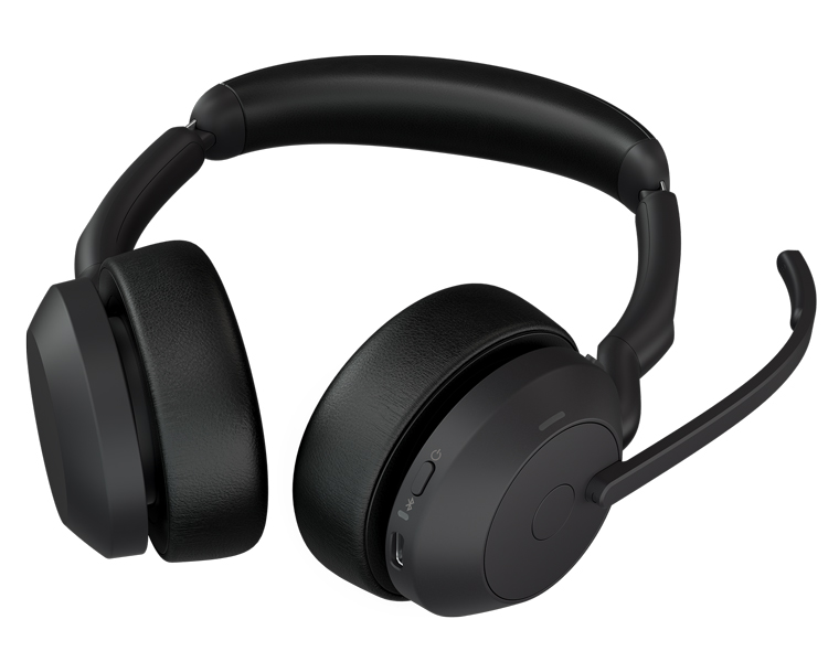 Jabra 無線ヘッドセット USB-C 両耳 UC認定 充電スタンド付「Jabra Evolve2 55 Link380c/390c UC Stereo Stand」