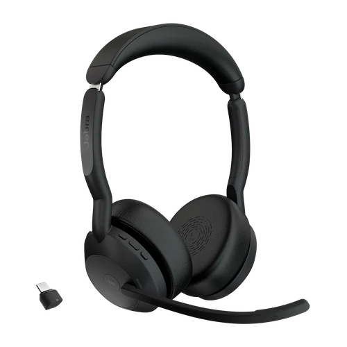 Jabra 無線ヘッドセット USB-C 両耳 MS認定「Jabra Evolve2 55 Link380c/390c MS Stereo」