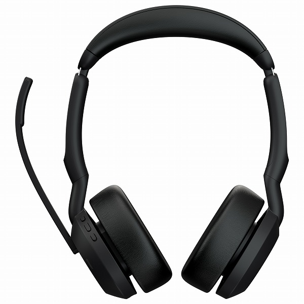 Jabra 無線ヘッドセット USB-A 両耳 MS認定 充電スタンド付「Jabra Evolve2 55 Link380a/390a MS Stereo Stand」