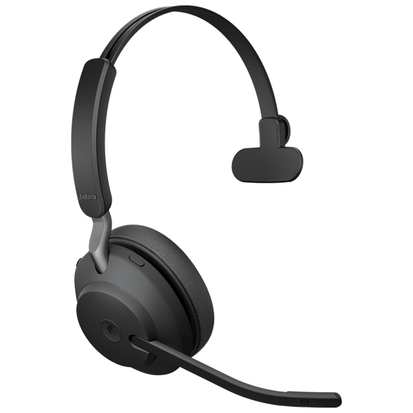 Jabra 無線ヘッドセット USB-A 片耳 MS認定 「Jabra Evolve2 65 MS Mono USB-A Black」