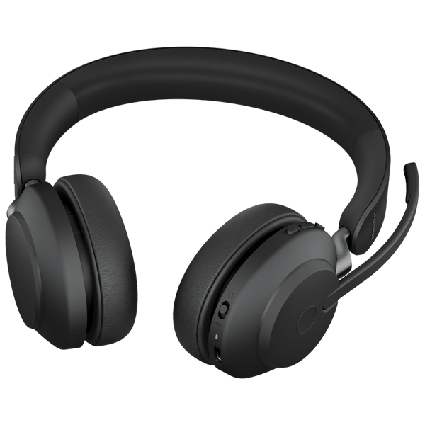 Jabra 無線ヘッドセット USB-C 両耳 UC認定 「Jabra Evolve2 65 UC Stereo USB-C Black」