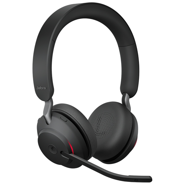 Jabra 無線ヘッドセット USB-A 両耳 MS認定 「Jabra Evolve2 65 MS Stereo USB-A Black」