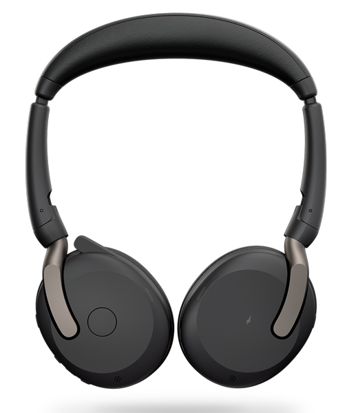 Jabra 無線ヘッドセット 折りたたみ式 USB-C 両耳 UC認定「Jabra Evolve2 65 Flex Link380c/390c UC Stereo」