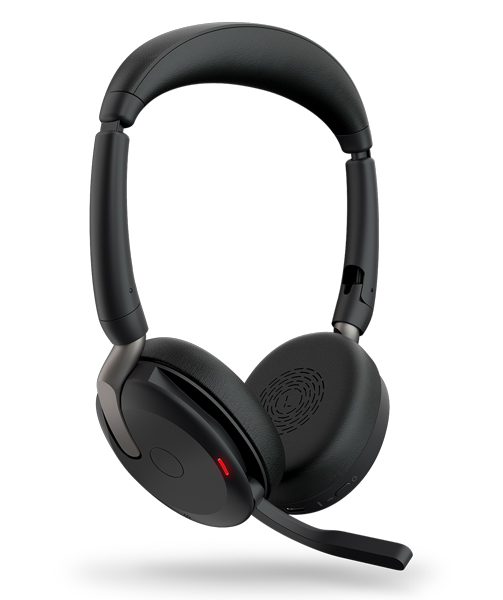 Jabra 無線ヘッドセット 折りたたみ式 USB-C 両耳 UC認定「Jabra Evolve2 65 Flex Link380c/390c UC Stereo」
