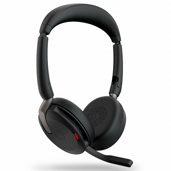 Jabra 無線ヘッドセット 折りたたみ式 USB-A 両耳 UC認定 「Jabra Evolve2 65 Flex Link380a/390a UC Stereo」