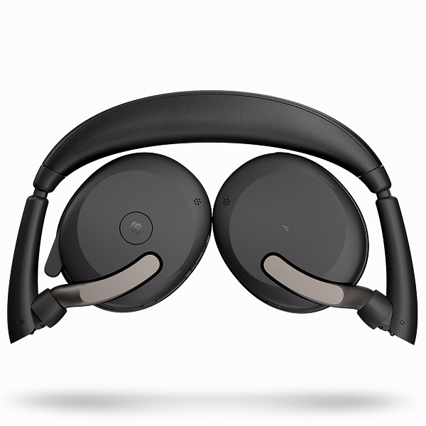 Jabra 無線ヘッドセット折りたたみ式 USB-A 両耳 MS認定 充電パッド付「Jabra Evolve2 65 Flex Link380a/390a MS Stereo Wireless Charger」