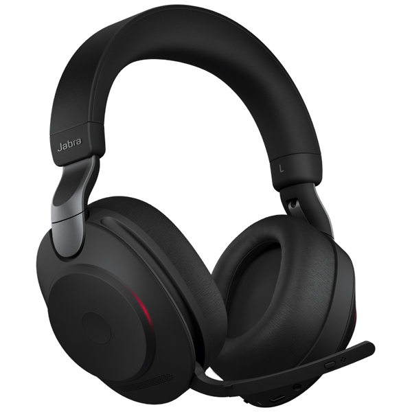 Jabra 無線ヘッドセット USB-C 両耳 UC認定 「Jabra Evolve2 85 UC Stereo USB-C Black」